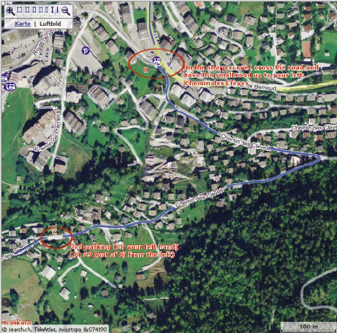 satelite route b c