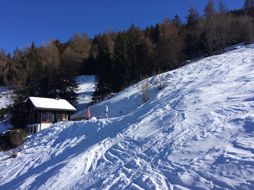 Leichte ski in - ski out