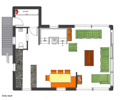 Eingangsgeschoß Chalet La Piste