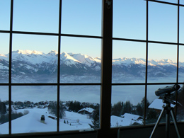 Vue du salon cxhalet La Piste